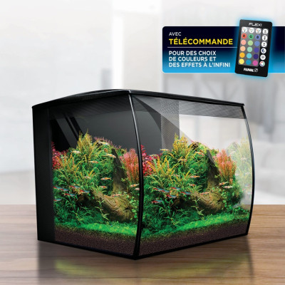 FLUVAL Flex 2.0 57 L - Komplettes Aquarium mit LED-RGB-Beleuchtung