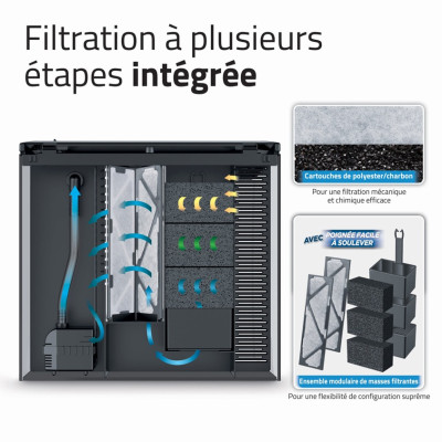 FLUVAL Flex 2.0 57 L - Komplettes Aquarium mit LED-RGB-Beleuchtung