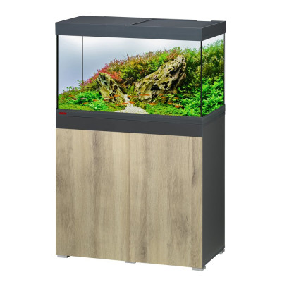 Aquarium et meuble EHEIM vivalineLED 144 L anthracite/bois