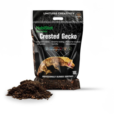 HabiStat Crested Gecko Bedding 10 L - Substrat gecko à crête