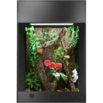LUCKY REPTILE IsoTarrium PRO Black Edition 80 × 50 × 120 cm