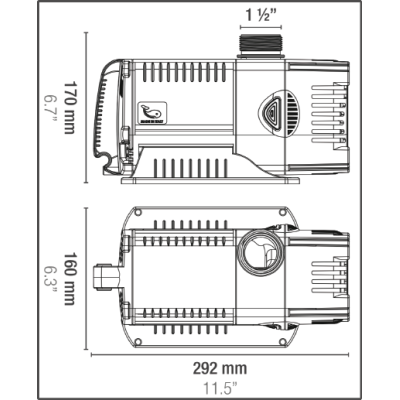 SICCE Syncra HF 16.0 – Aquariumpumpe 16 000 l/h