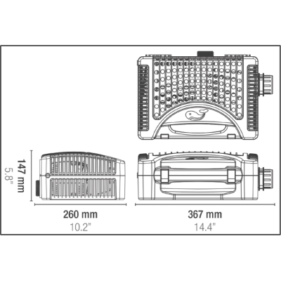 SICCE EKO Power 10.0 – Pompe bassin 9 100 l/h