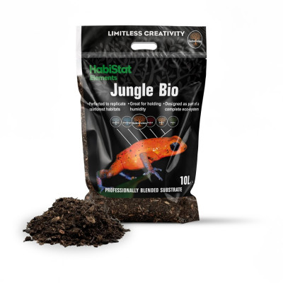 HABISTAT Jungle Bio Substrat- Substrat für bepflanztes Terrarium