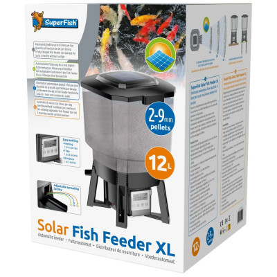 SUPERFISH Solar-Fischfutterautomat XL – 12-Liter-Solarspender