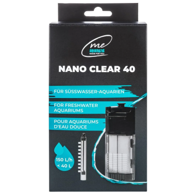 ME AQUARISTIC Nano Clear 40 – Filtre d’angle jusqu’à 40 L
