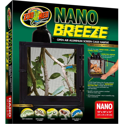 ZOO MED Nano Breeze – Netzterrarium 25,4 × 25,4 × 30,5 cm