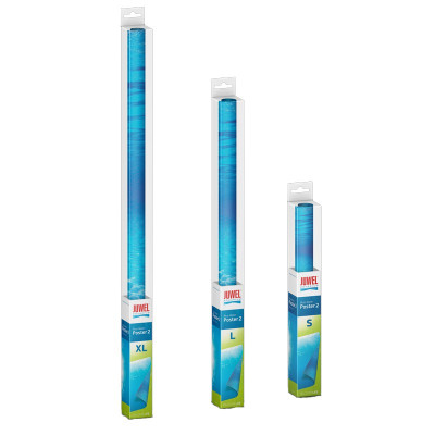 JUWEL Poster mit blauem/meerblauem Hintergrund