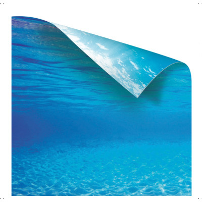 JUWEL Poster mit blauem/meerblauem Hintergrund