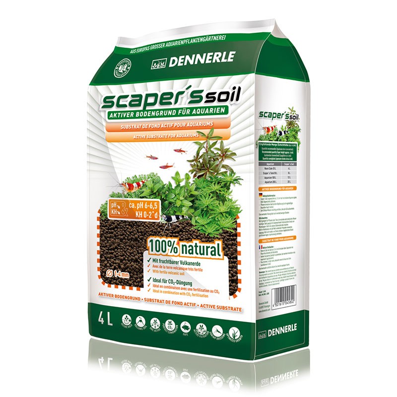 DENNERLE Scaper's Soil 4 L- Sol technique pour aquarium à petit prix chez  Aquario&Co