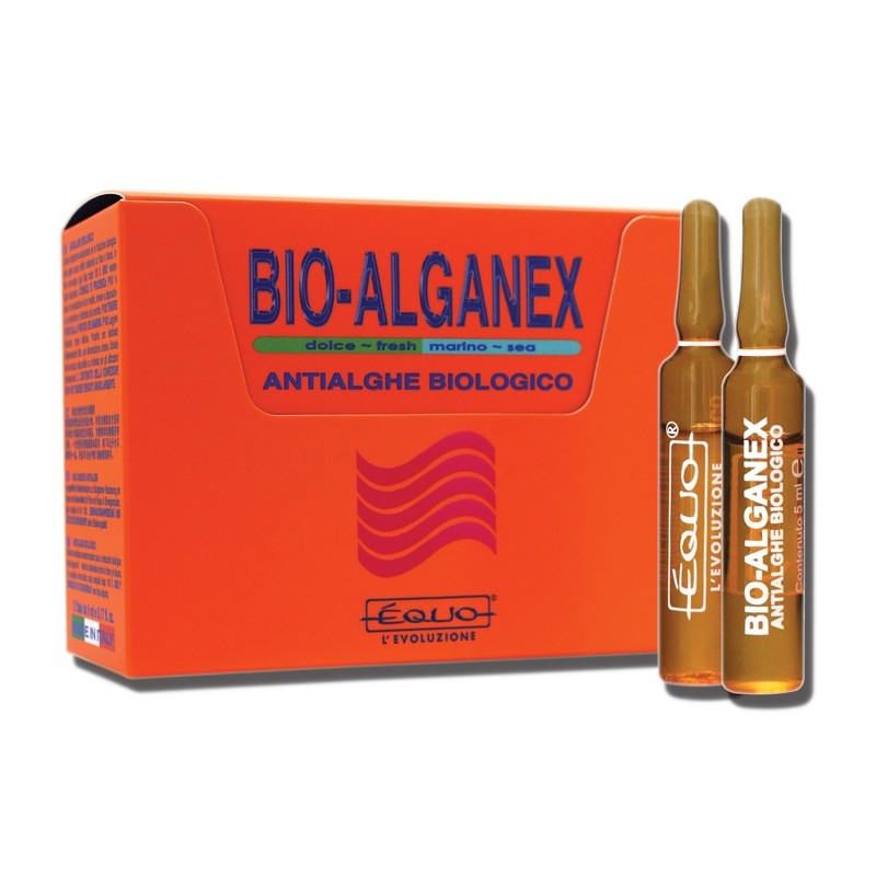 EQUO Bio-Alganex 12 ampoules- Anti-algues pour aquarium