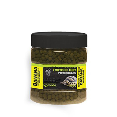 KOMODO Tortoise Diet Banana 170 g - Futter für Schildkröten