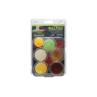 KOMODO Jelly Pots Mix 8 Stück - Futter für Reptilien