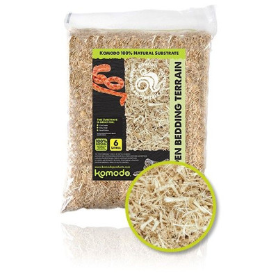 KOMODO Aspen Bedding Terrain 6 L – Bodengrund für Terrarien