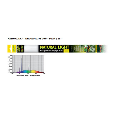 EXO TERRA Natural Light 30 W T8- 90 cm Neonröhre für Reptilien
