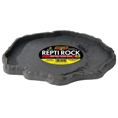 ZOO MED Repti Rock Futternapf, extra groß – Reptiliennapf