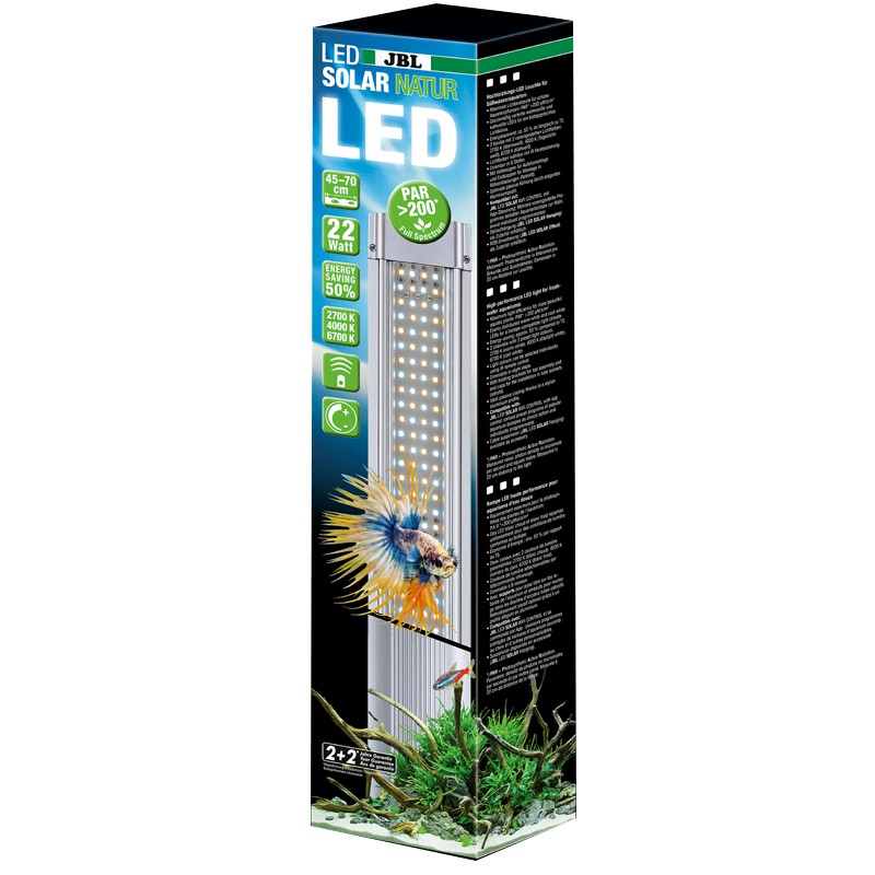 JBL LED SOLAR Natur 22 W- Eclairage aquarium LED 45 cm