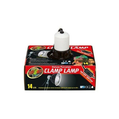 ZOO MED Klemmleuchte Deluxe Porzellan - Lampenfassung 14 cm