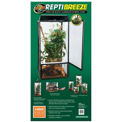 ZOO MED Reptibreeze Large 46x46x92 cm- Netz Terrarien