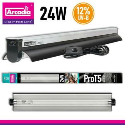 ARCADIA ProT5 UV-B Kit D3+ 12 % UVB 24w Desert