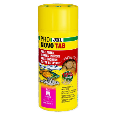 JBL ProNovo Tab M 250 ml - Grundfischfutter