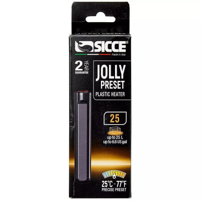 SICCE Jolly voreingestellter 25-Watt-Nano-Aquarienheizer