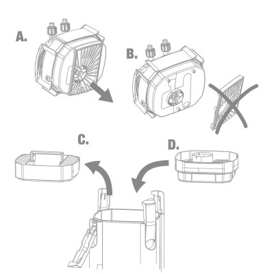 JBL CristalProfi CombiFilter Basket II- Nachrüstsatz
