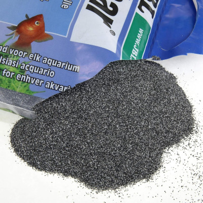 JBL Sansibar Dark 10 kg – Schwarzer Sand für Aquarien