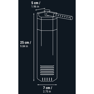 DENNERLE Nano Corner Filter 60- Filtre d'angle pour aquarium