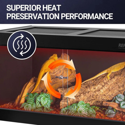 REPTI ZOO PVC-Terrarium im Bausatz 90x45x45 cm