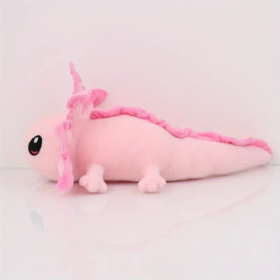 Rosa Axolotl-Stofftier – 45 cm