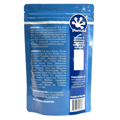 PANGEA Fruit Mix Gecko Treat 56 gr- Futter für Geckos