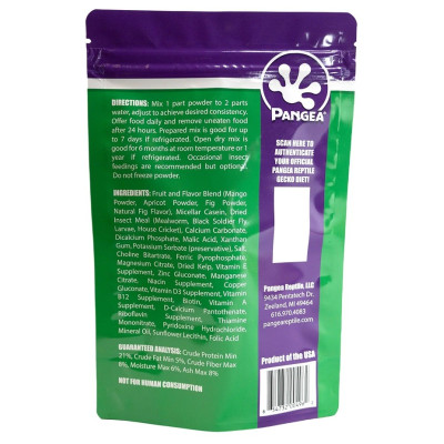 PANGEA Gecko Diet Fig & Insects 228 gr- Futter für fruchtfressende Geckos