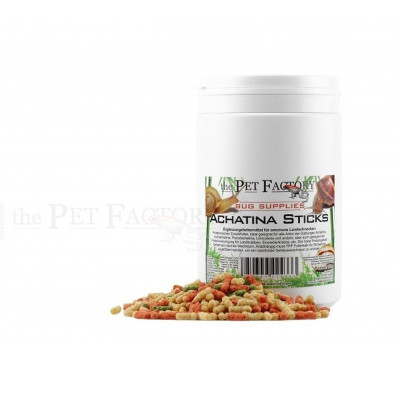 The Pet Factory Achatina Sticks 125g- Futter für Afrikanische Riesenschnecke