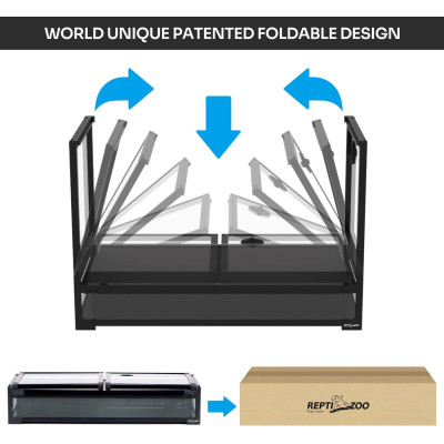 REPTI ZOO Terrarium 120x60x45 cm