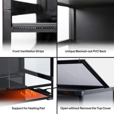 REPTI ZOO Terrarium 120x60x45 cm