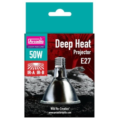 ARCADIA Deep Heat Projector 50W – Wärmelampe für Reptilien
