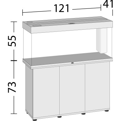 JUWEL Rio 240 LED- Aquarium 240 Liter + Möbel