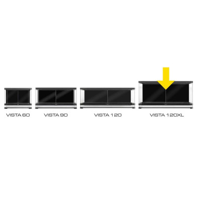 Exo Terra VISTA 120 XL Panorama-Terrarium – 120 x 60 x 60 cm
