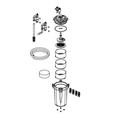 Außenfilter für Aquarium Sicce Space EKO 320 - 900 l/h