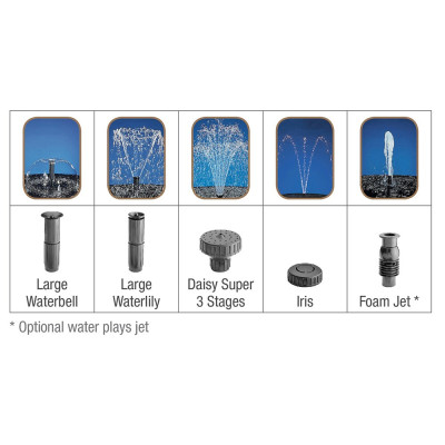 SICCE Filtrapond 2500 Filterpumpe mit Wasserspielen