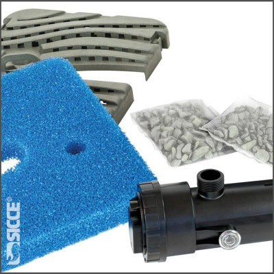 Pompe de filtration avec jeux d'eau SICCE Filtrapond 2500