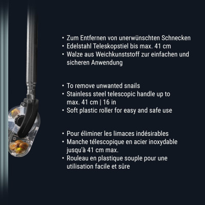 DENNERLE Snail Catcher- Schneckenfänger für Aquarienscheiben