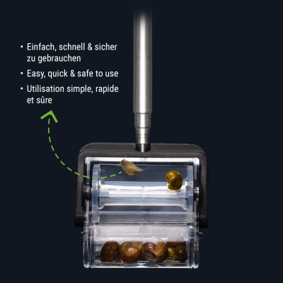 DENNERLE Snail Catcher- Schneckenfänger für Aquarienscheiben