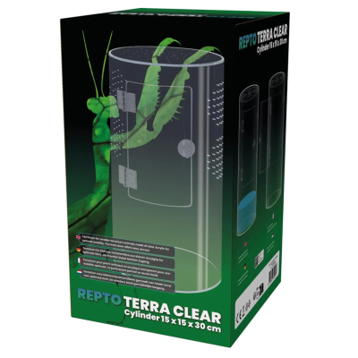 REPTO Terra Clear Cylinder 15 X 15 X 30 cm- Terrarium en acrylique