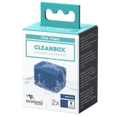 AQUATLANTIS Cleanbox Fine foam S, 2 Stück - Filtrationsschaum