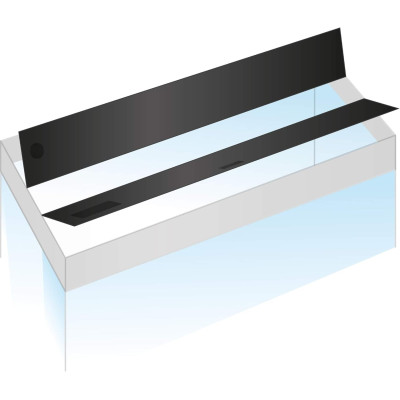 JUWEL Volet Rio 180 2 portes – Capot 2 portes pour galerie d'aquarium