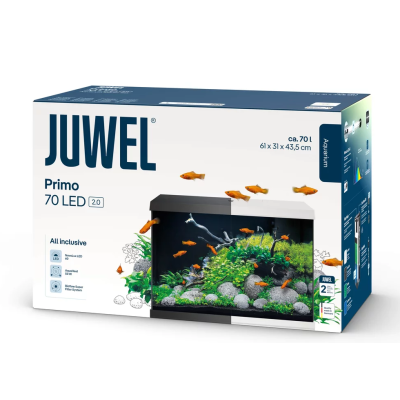 JUWEL Primo 70 LED 70L Aquarium – Komplettpaket mit integrierter Beleuchtung und Filteranlage