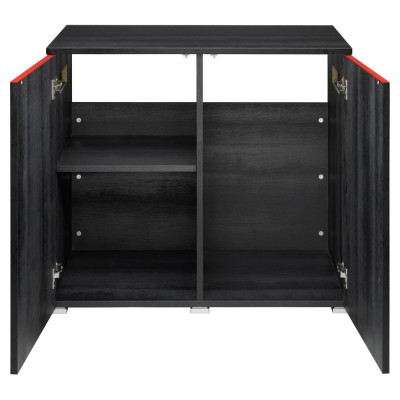 Ensemble Aquarium + Möbeldesign Noir EHEIM ClearScape 300