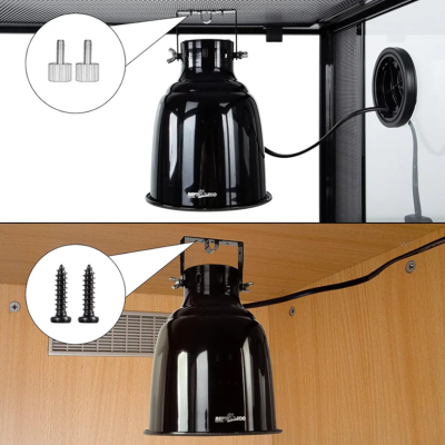 REPTI ZOO Multi-Function Deep Dome Lamp Fixture 100 W- Tiefkuppel-Lampenständer